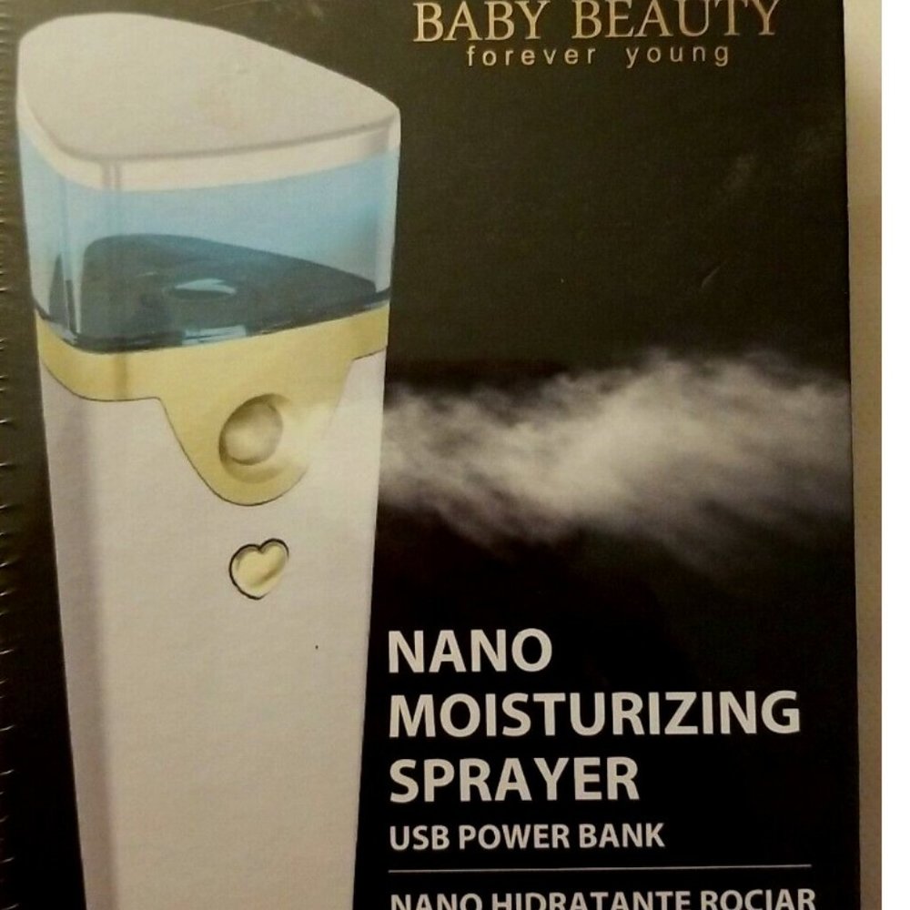 Nano Moisturizing Sprayer, USB Power Bank, BABY BEAUTY Forever Young, NEW